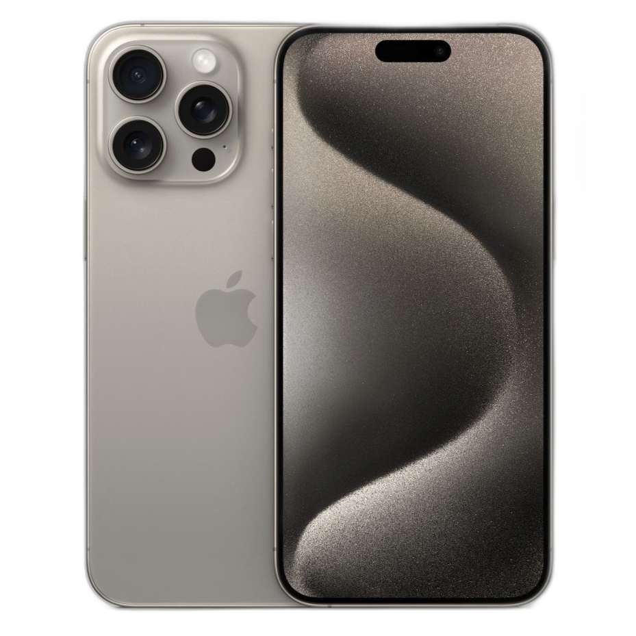 iPhone 15 Pro Max в цвете Natural Titanium