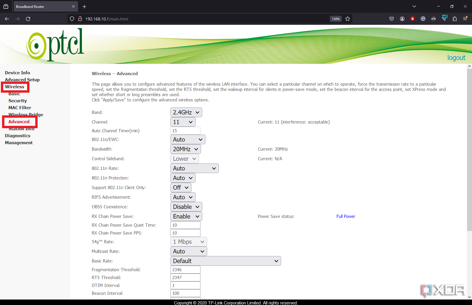 Configured networks