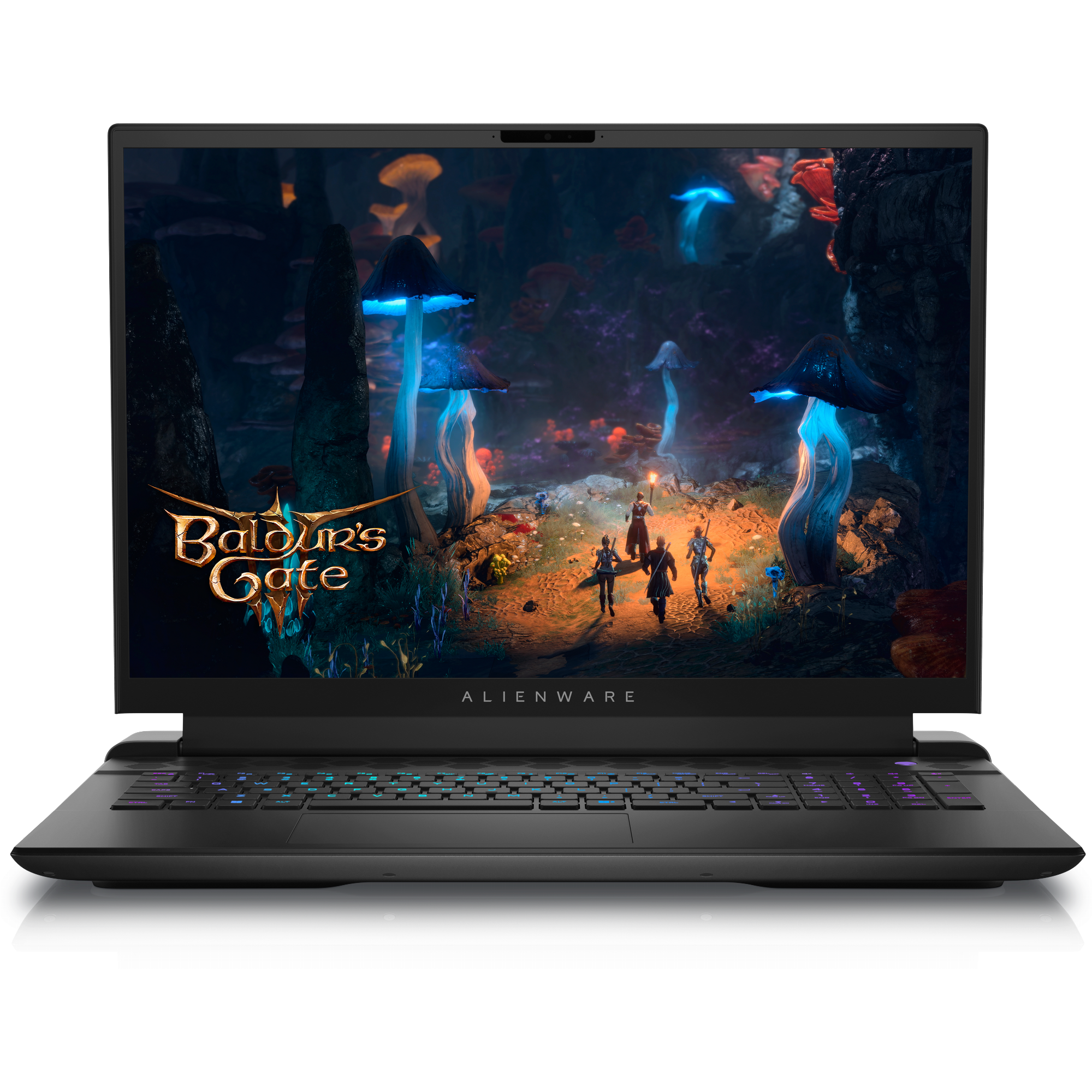 Alienware m18 R2, вид спереди