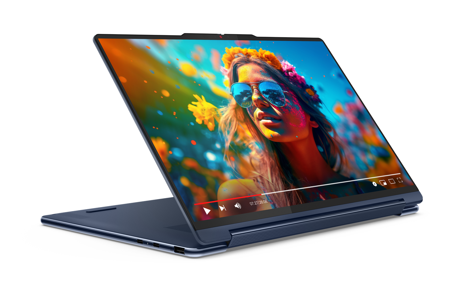 Lenovo Yoga 9i 2-в-1 (Cosmic Blue) в режиме подставки