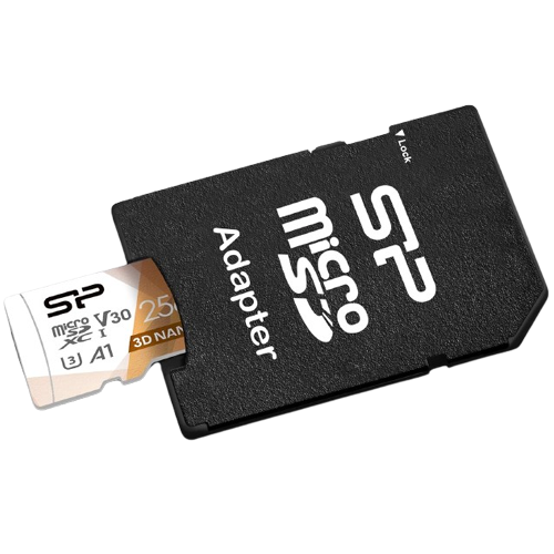 Карта памяти microSDXC Silicon Power 256 ГБ.