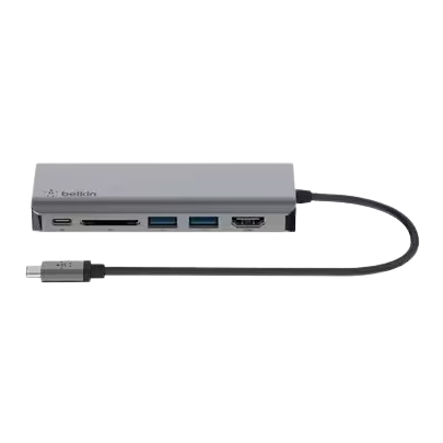 Многопортовый адаптер USB-C Belkin Connect 6-в-1