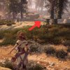 Изображение, показывающее разрыв экрана в игре Horizon Zero Dawn на ПК с включенным AFMF.