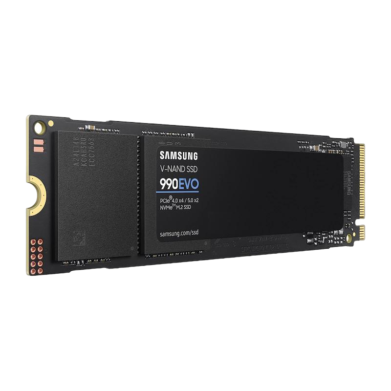 SSD Samsung 990 Evo на прозрачном фоне