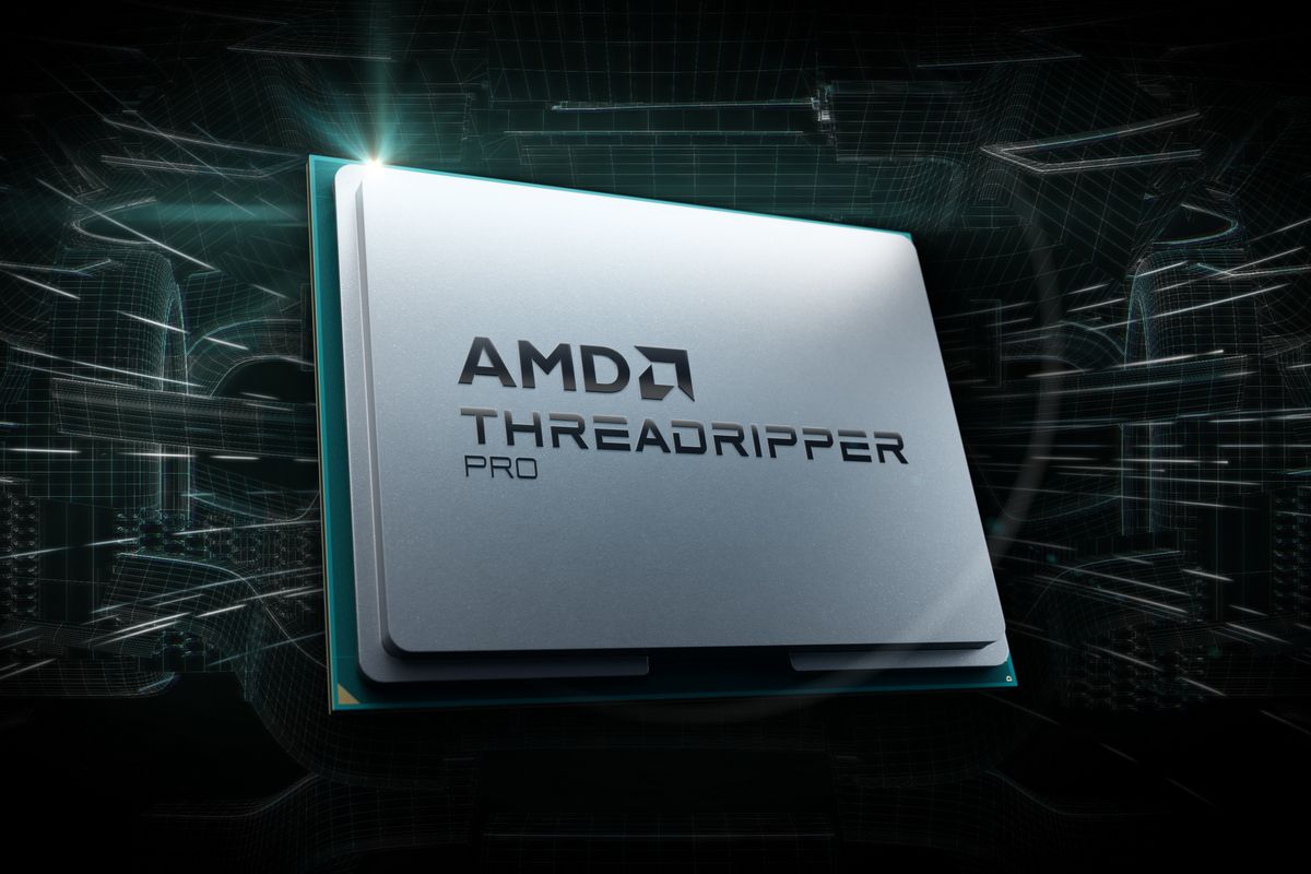 Рендеринг процессора AMD Threadripper Pro