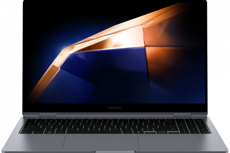 Samsung Galaxy Book 4 360, вид спереди