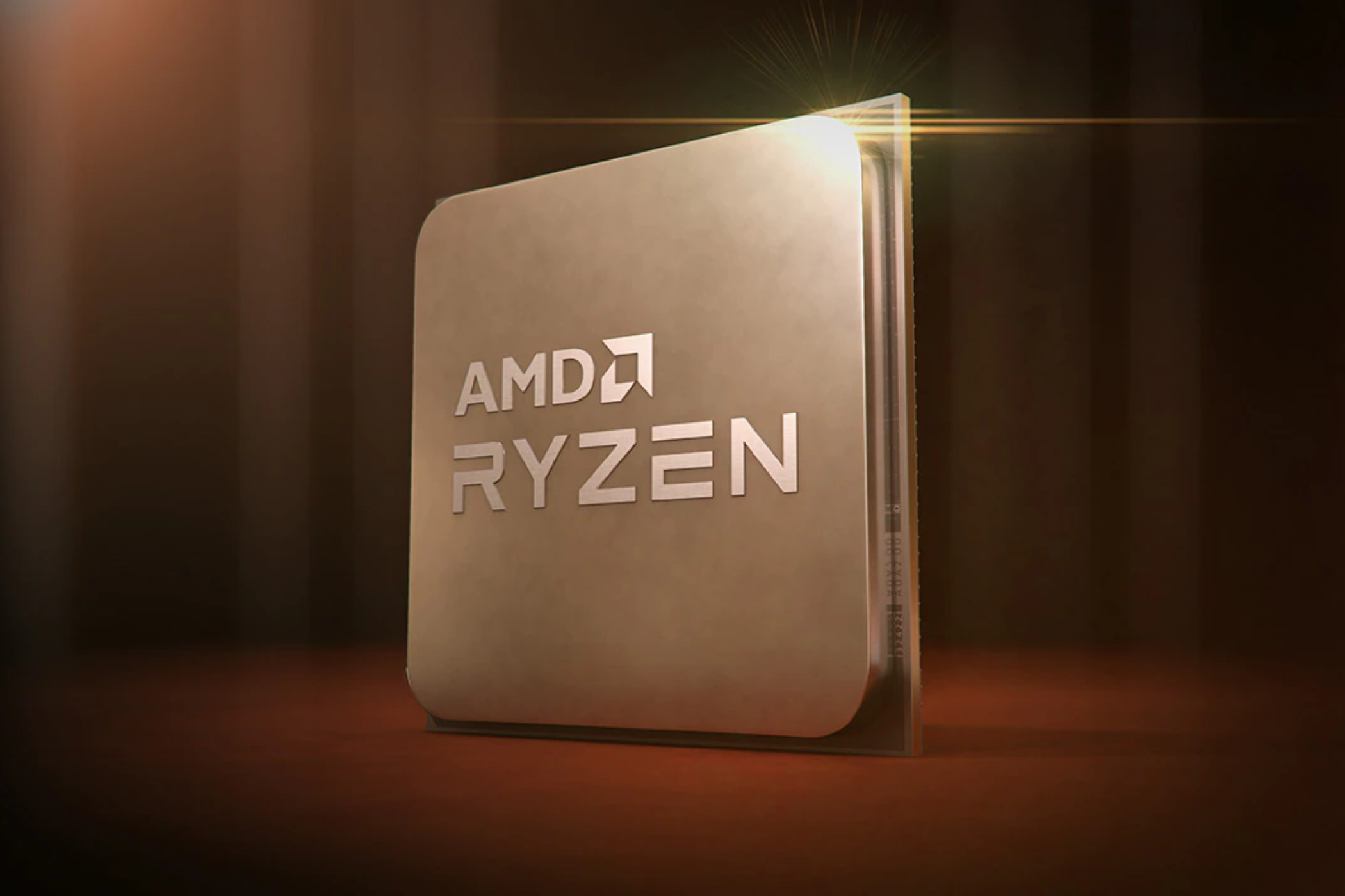 Рендер процессора AMD Ryzen 5000.