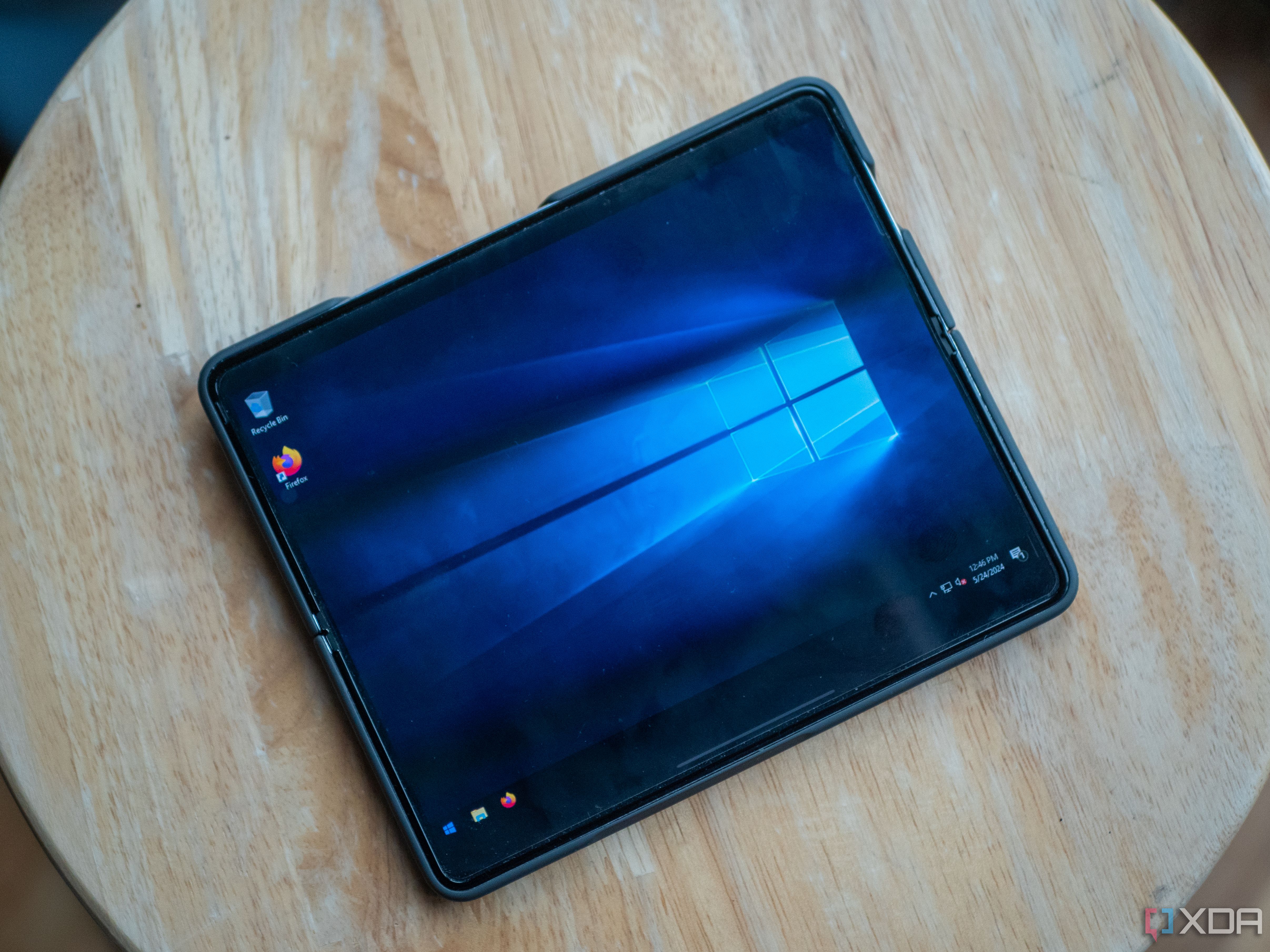 Рабочий стол Windows 10 на Samsung Galaxy Z Fold 5