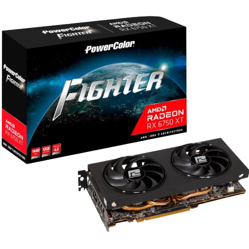 PowerColor Fighter Radeon RX 6750 XT 12 ГБ