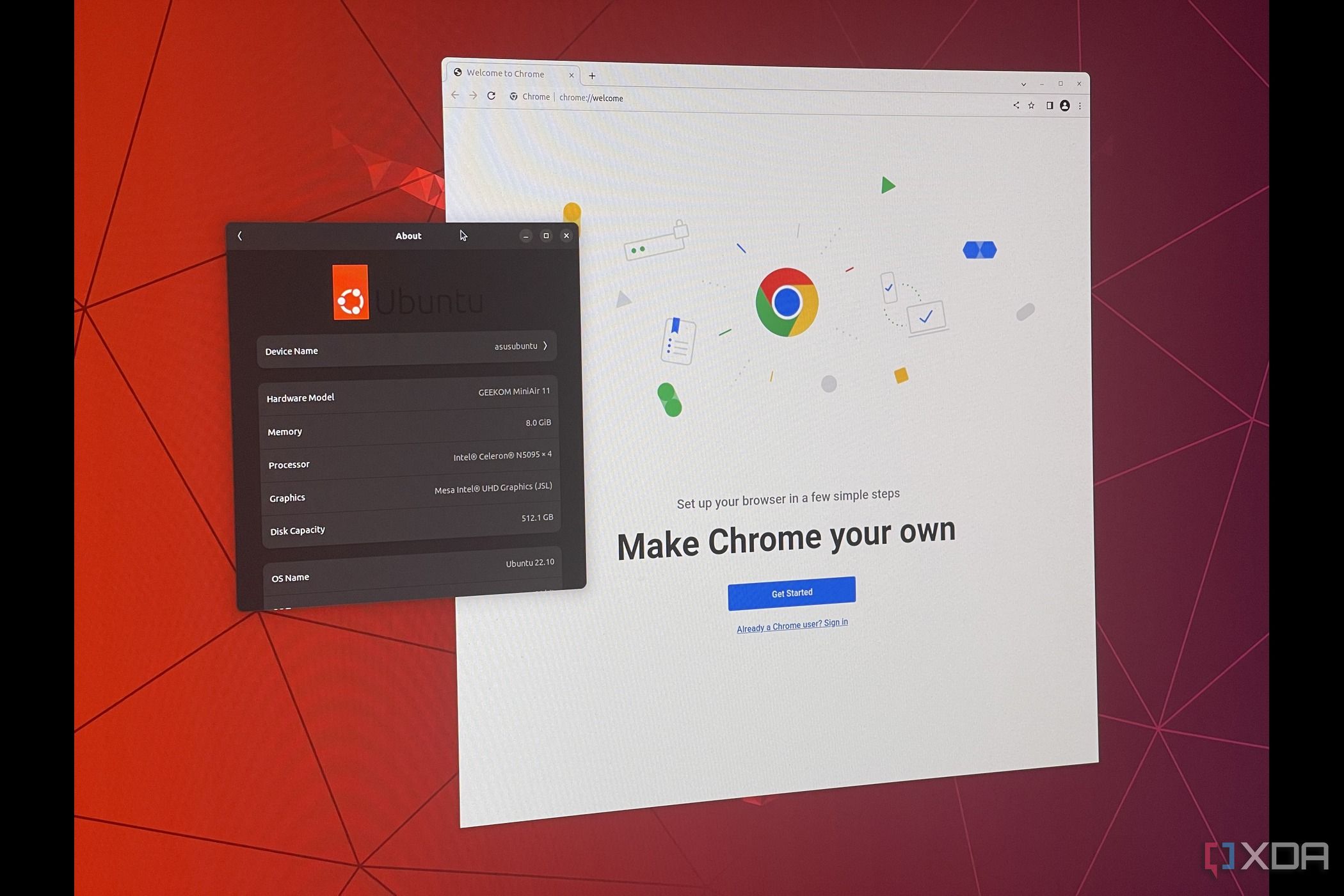 Chrome работает на Ubuntu Linux