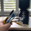 Пучок кабелей Ethernet перед маршрутизатором