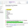 Пользовательский интерфейс OneNote